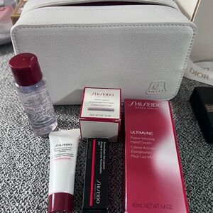 Shiseido Skincare Collection with White Bag
